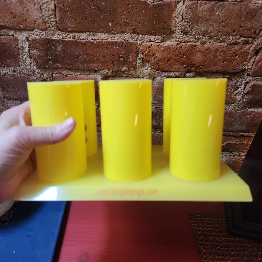 Yellow Bangle Display Stand - Picture 2 of 3